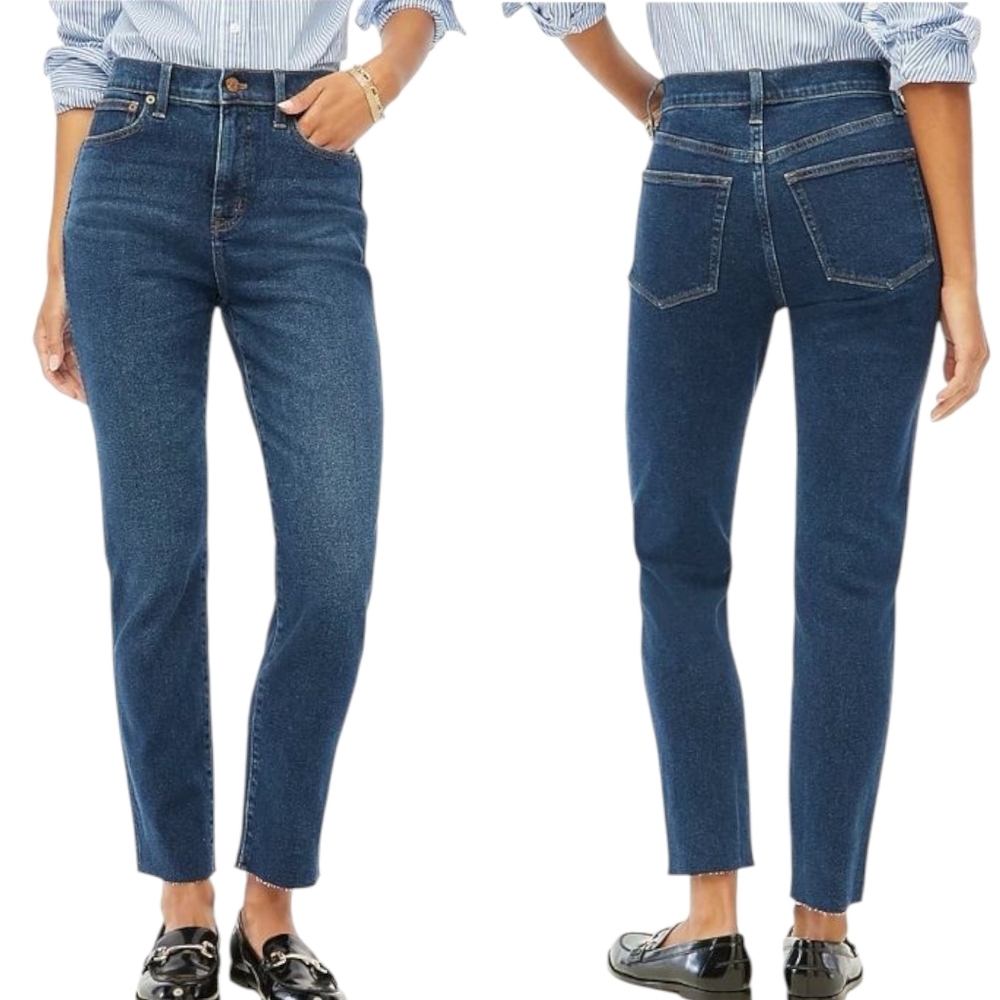 J Crew Factory Classic Vintage All Day Stretch Ether Blue Wash Jeans - Sz 27